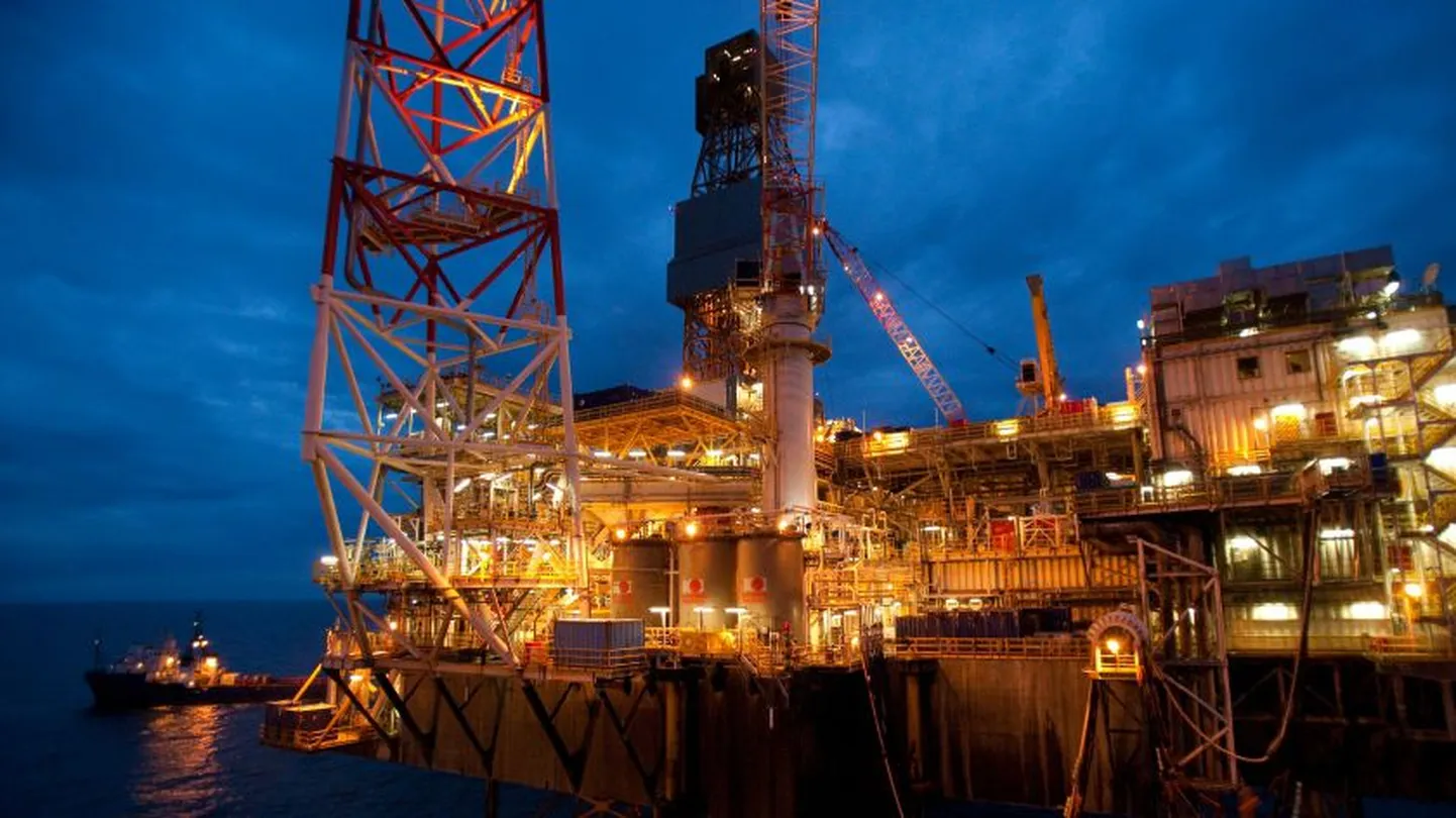 Shah-Deniz puurtorn Kaspia meres