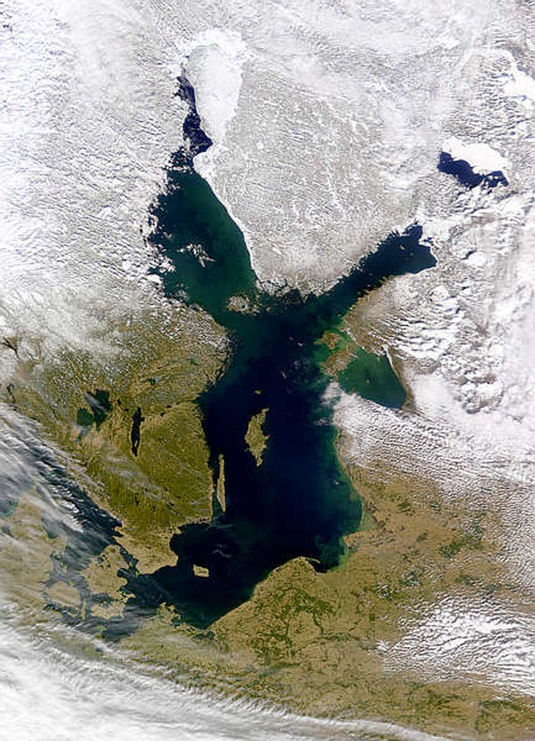 Läänemeri satelliidifotol