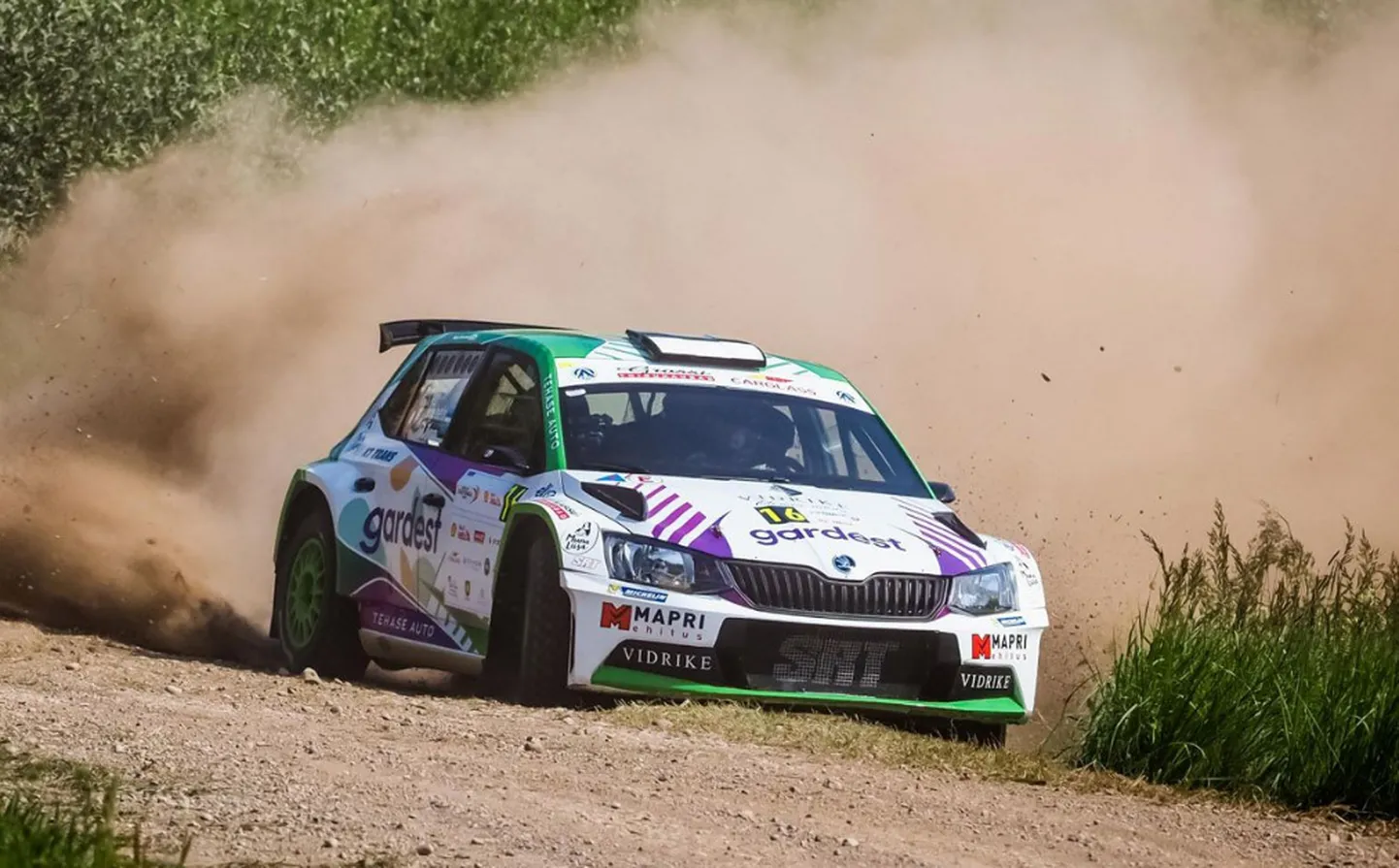 Rallija auto. Ilustratīvs attēls