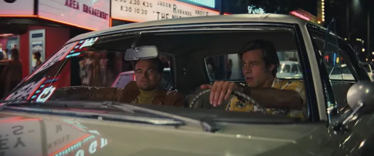 «Ükskord Hollywoodis» Leonardo DiCaprio ja Brad Pitt.
