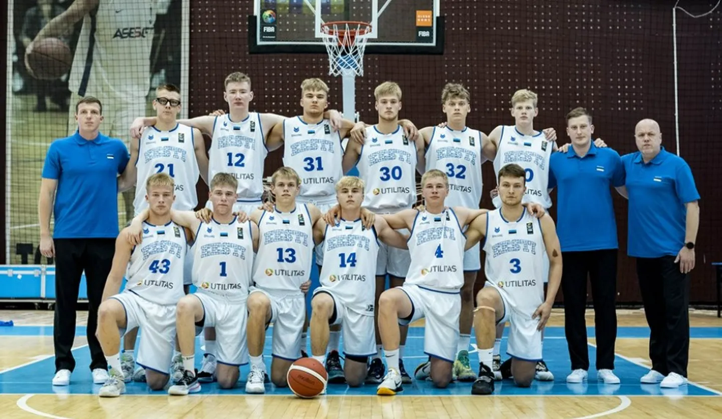 Eesti noormeeste U18 korvpallikoondis.