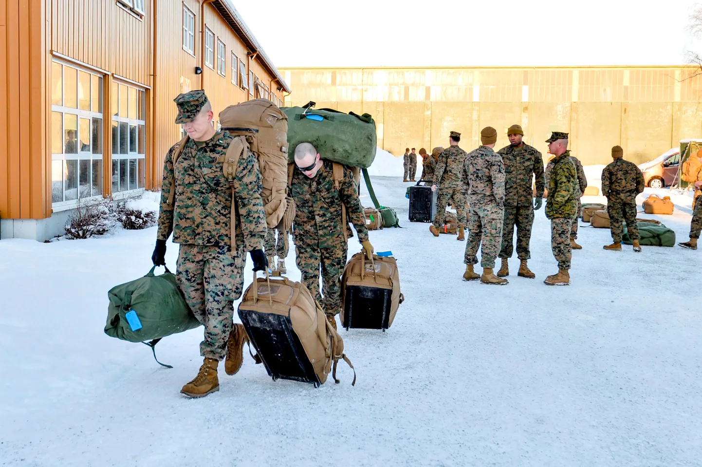 USA merejalaväelased Norras.