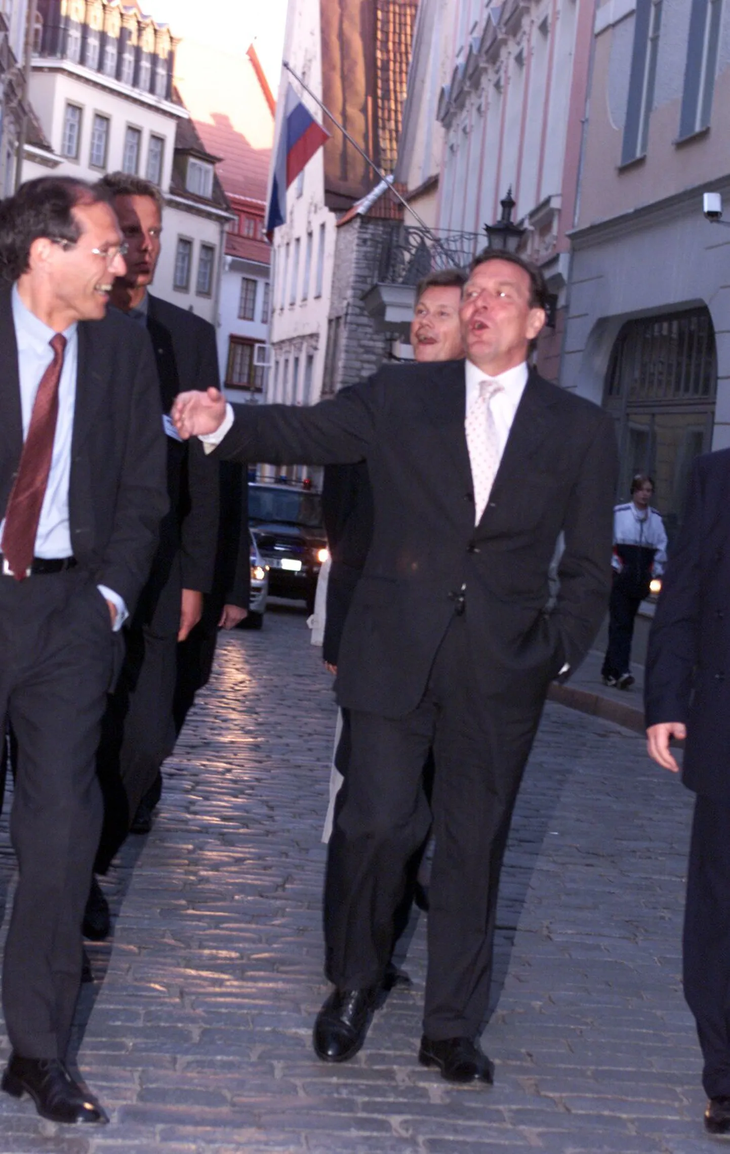 Gerhard Schröder Saksamaa kantslerina Tallinnas 2000.aasta juunis.