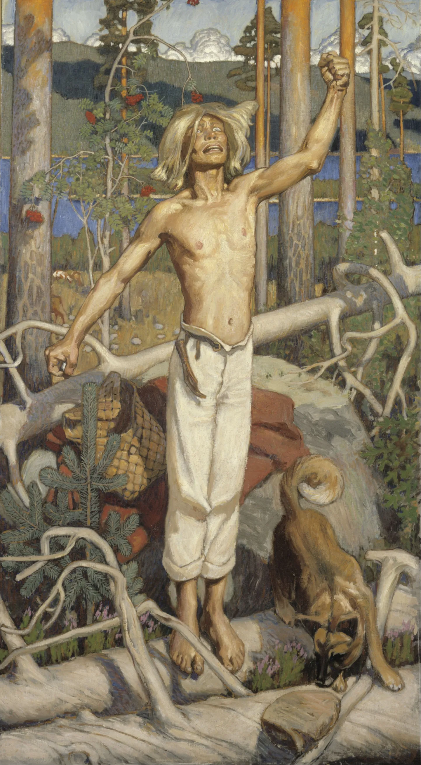 Aksel Gallen-Kallela - Kullervo Cursing