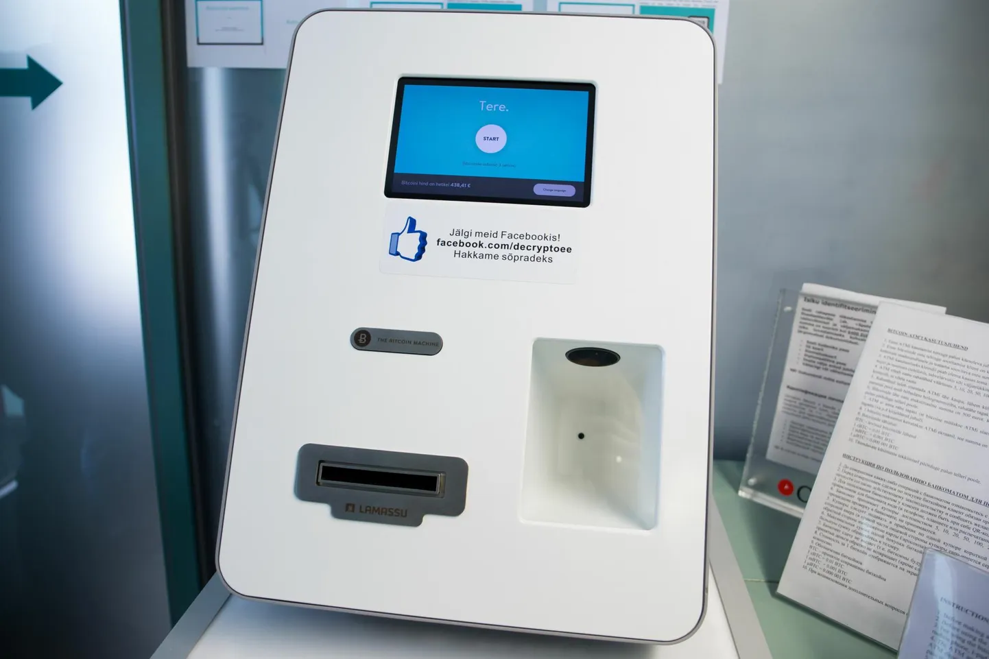 Bitcoin’i ostmise automaat.