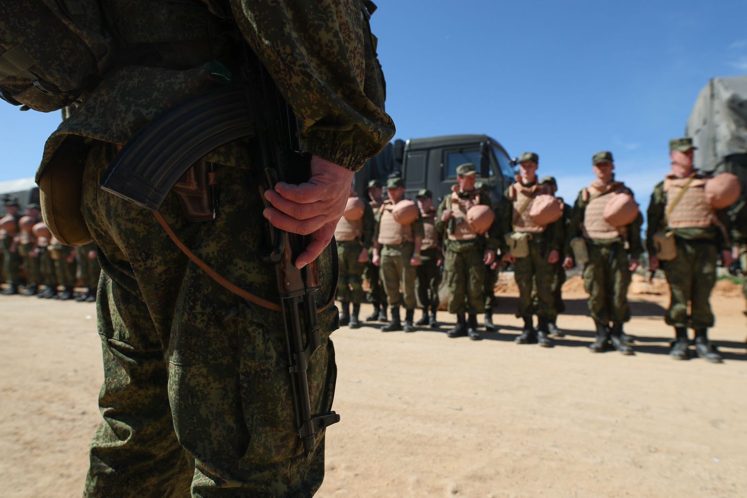 Venemaa armeeüksus Süürias Hmeimimi õhujõudude baasis