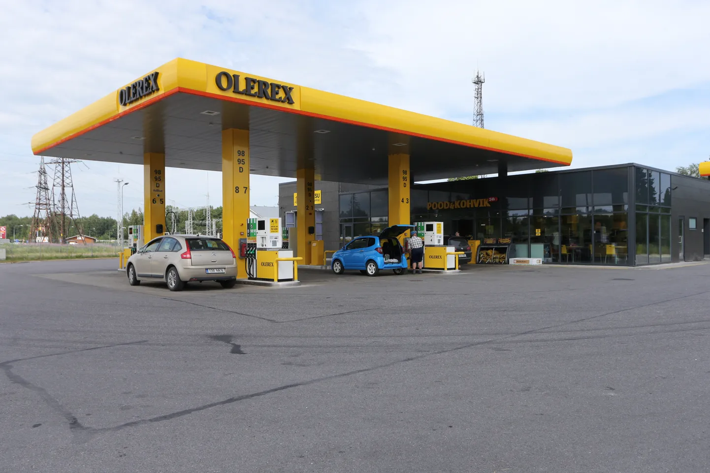 Olerexi Tankla Mustvees.