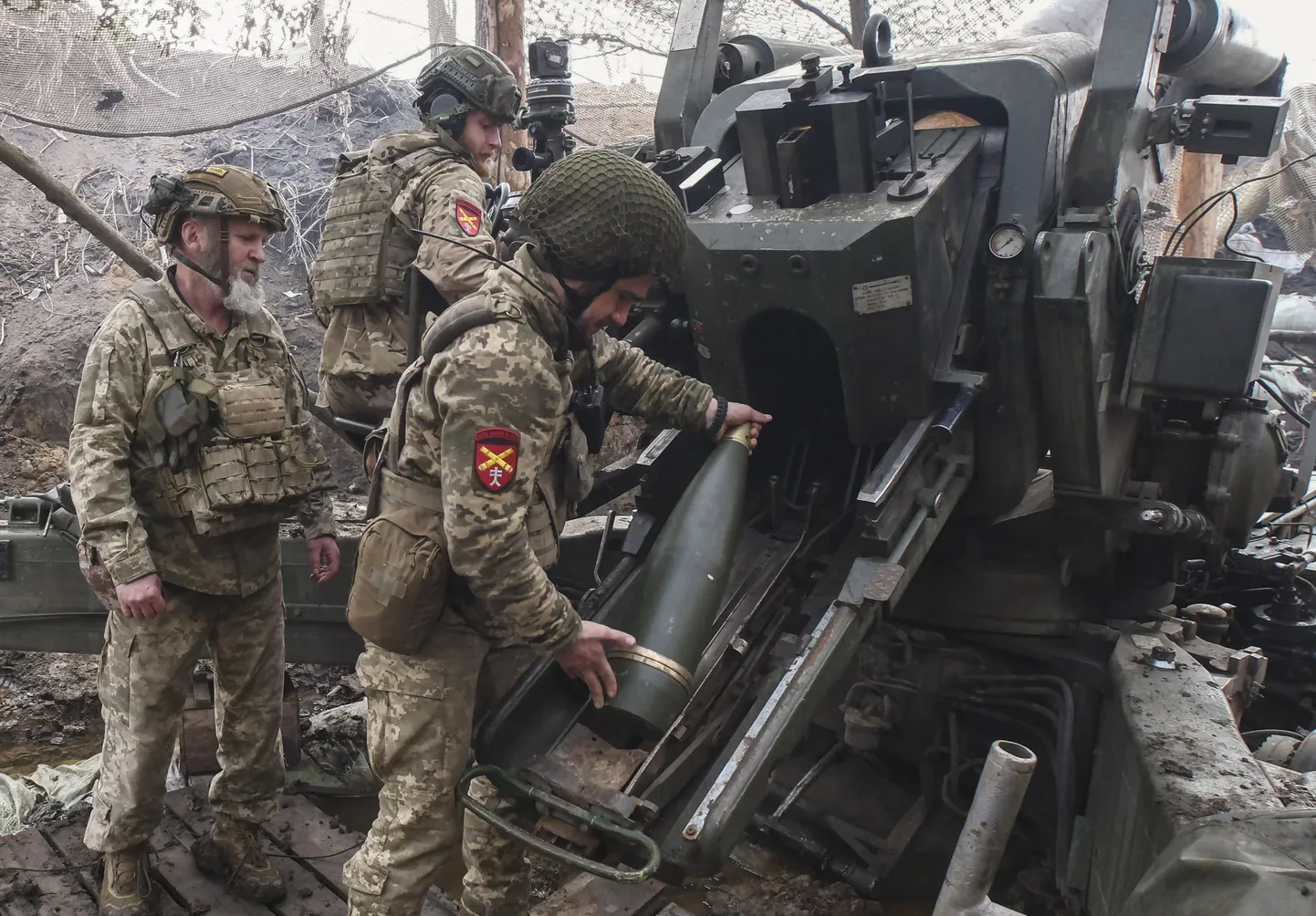 Украинские военные в Запорожской области.