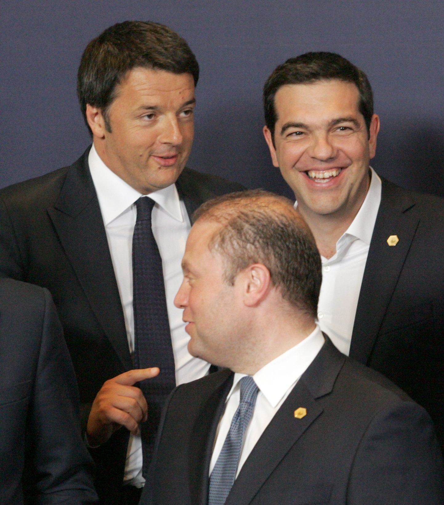 Esireas Malta valitsusjuht, tagareas Itaalia ja Kreeka peaministrid.