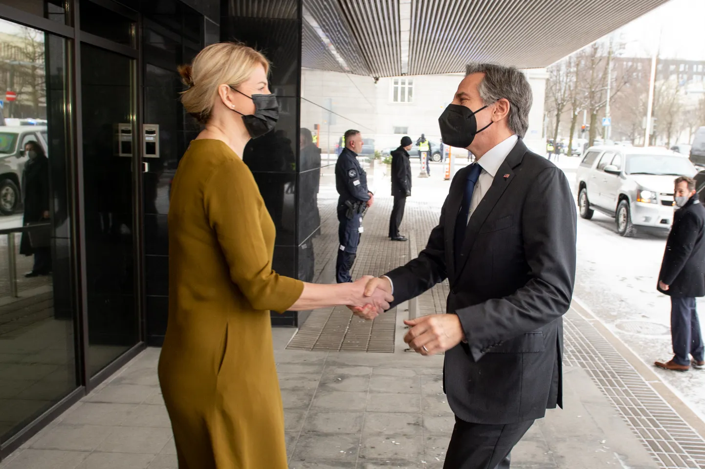Eva-Maria Liimets ja USA välisminister Antony Blinken