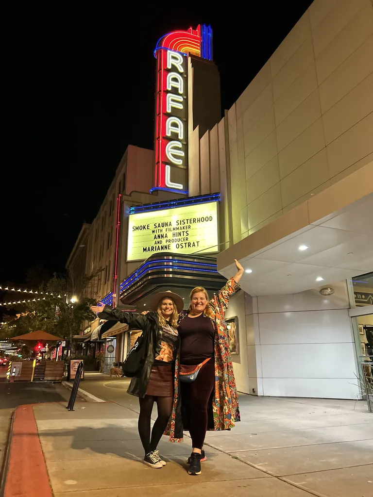 «Savvusanna sõsarate» produtsent Marianne Ostrat ja režissöör Anna Hints San Franciscos.