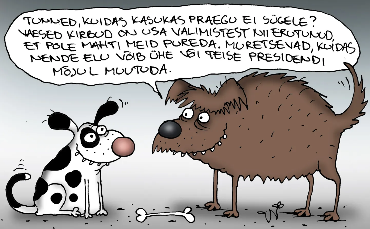 Urmas Nemvalts joonistab.