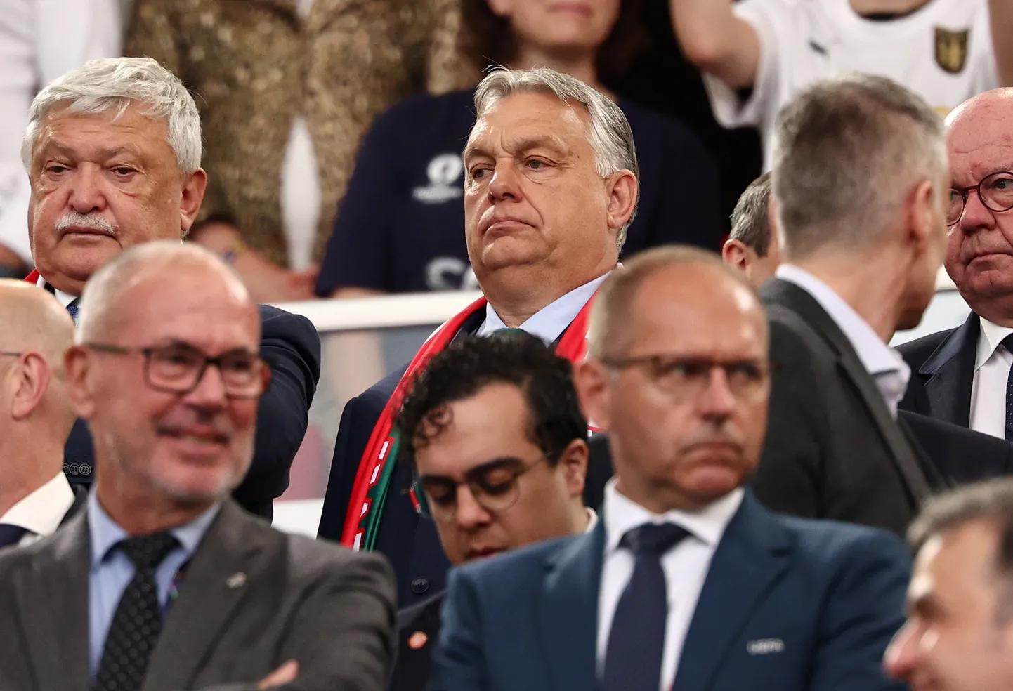 Ungari peaminister Vikror Orbán pühapäeva õhtul Stuttgartis vaatamas oma koduriigi kohtumist Šotimaaga jalgpalli EMil.