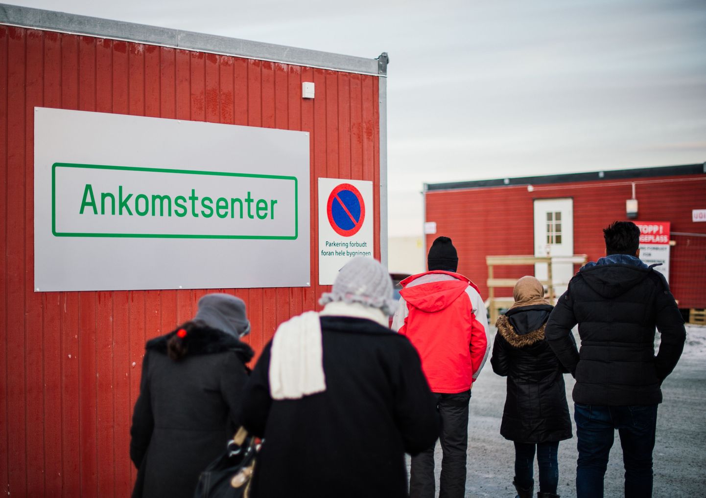 Põgenikud Põhja-Norras Kirkenesi vastuvõtukeskuses