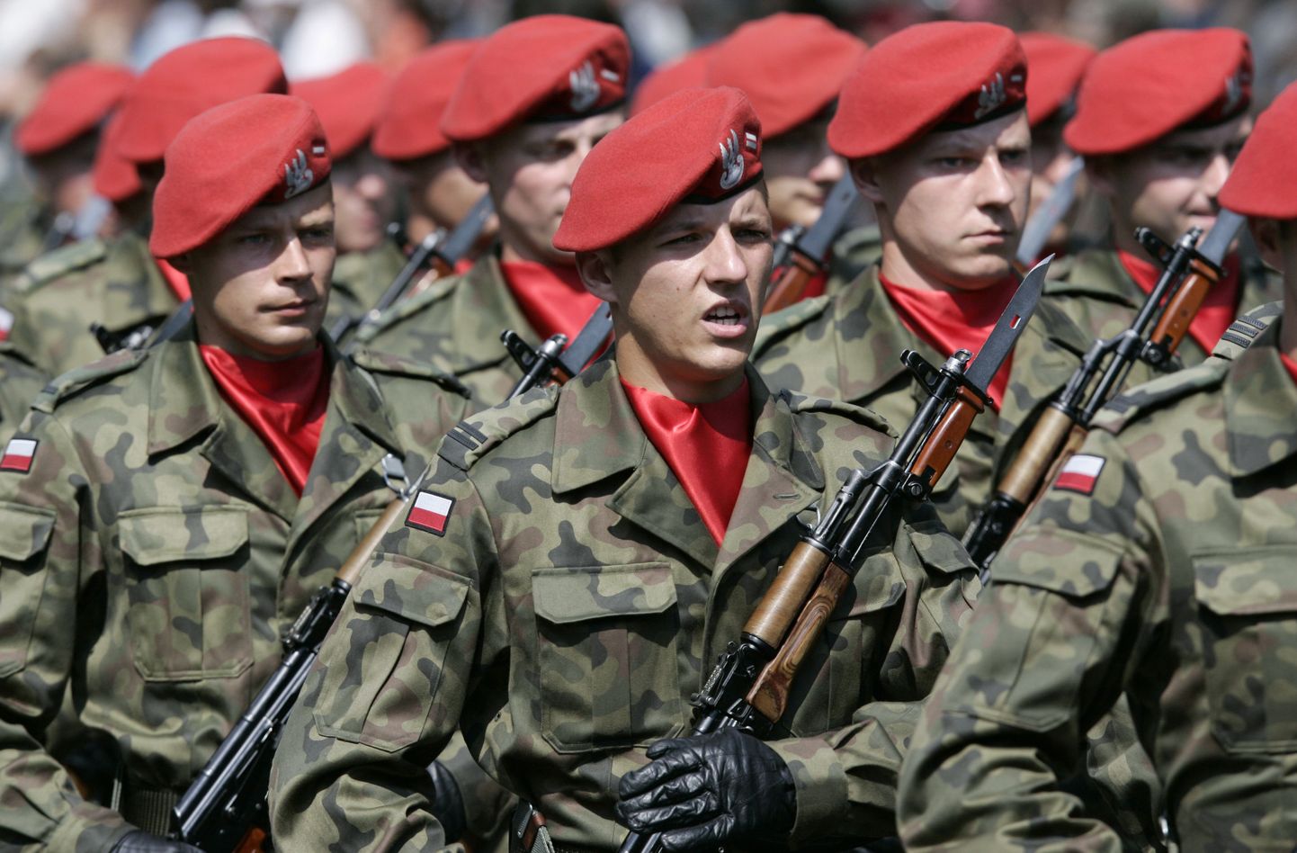 Poola sõdurid.