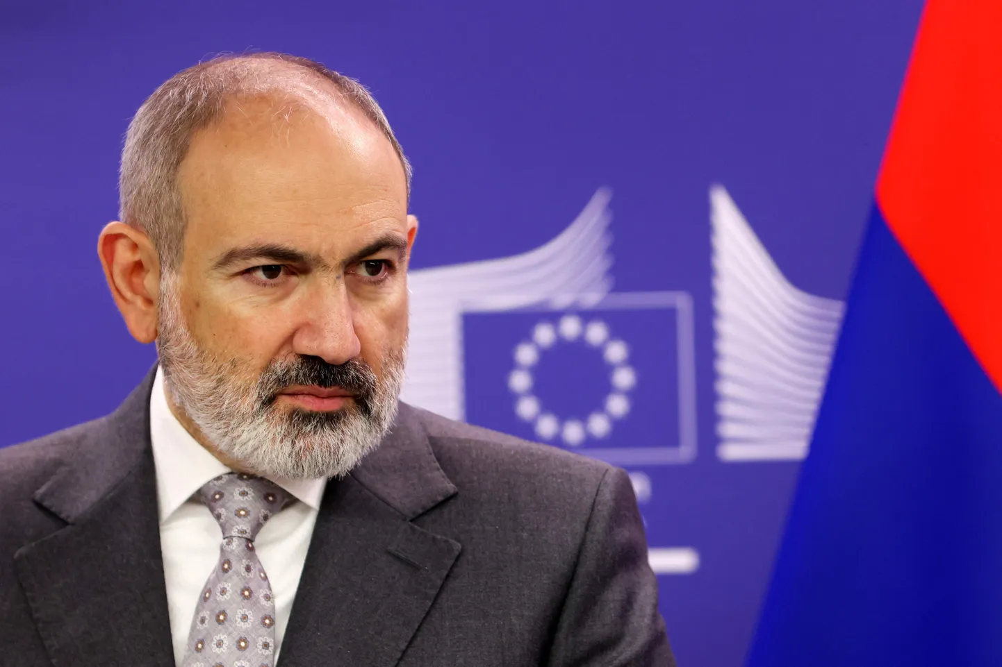 Armeenia peaminister Nikol Pašinjan Brüsselis. 5. aprill 2024.