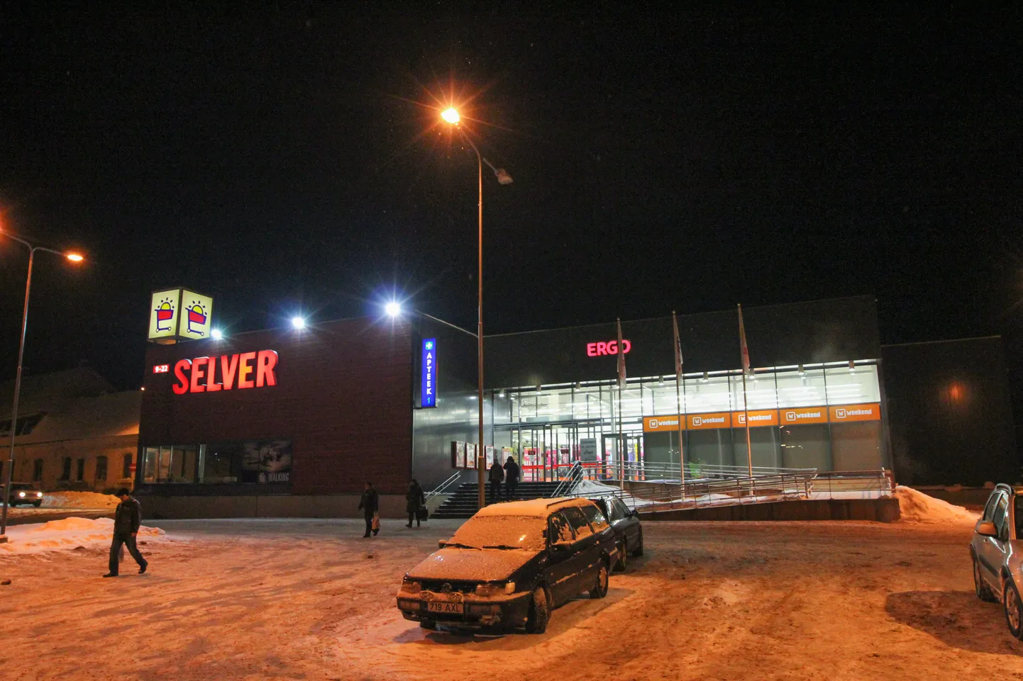 Valga Selver Raja tänaval. Foto on illustreeriv.