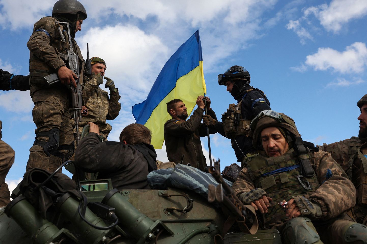 Украинские солдаты. Иллюстративное фото.