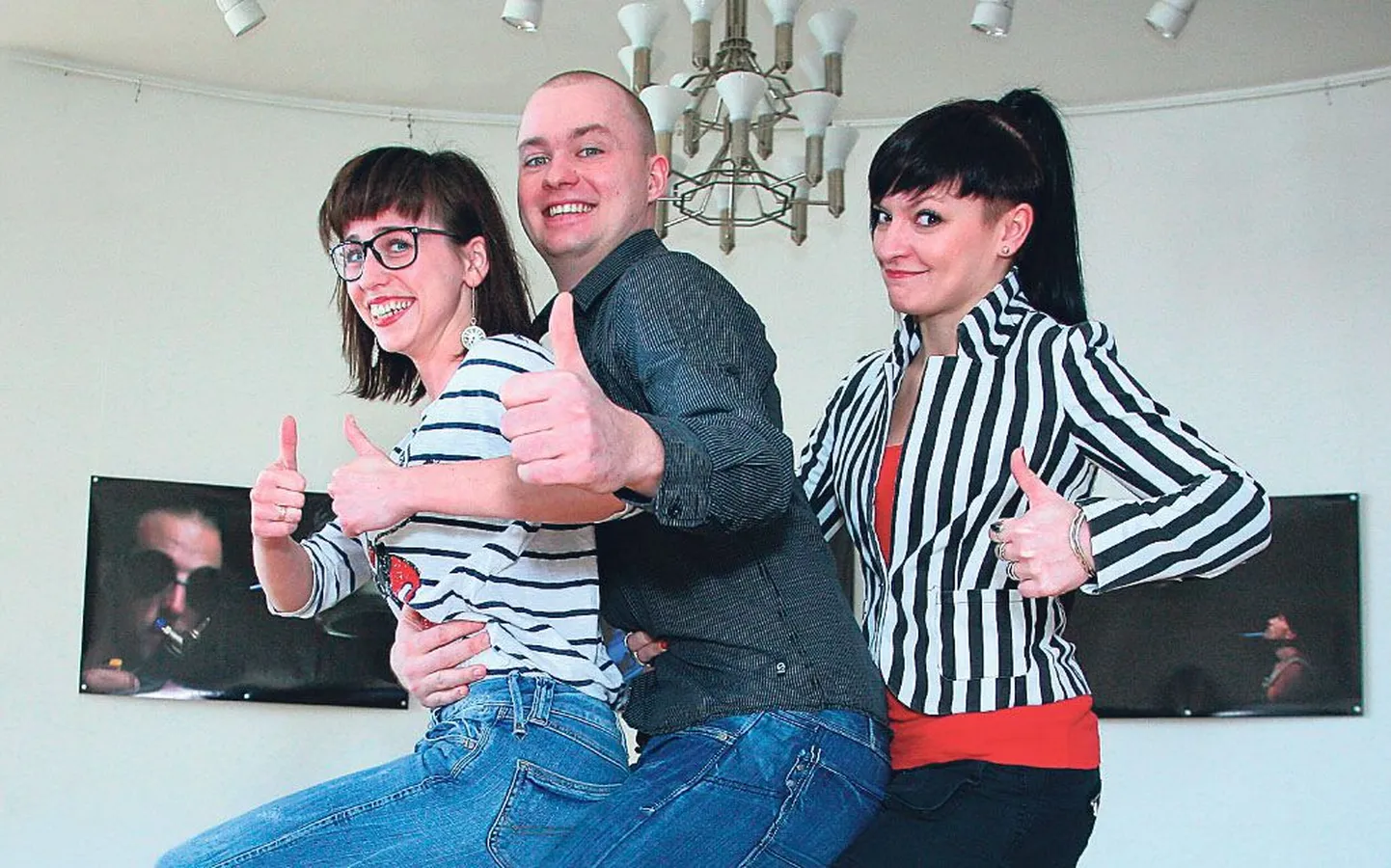 Helen Solovjev (vasakul), Kardo Ojassalu ja Annika Viibus lubavad tantsulaagrilistele põnevaid ja mitmekülgseid treeninguid.