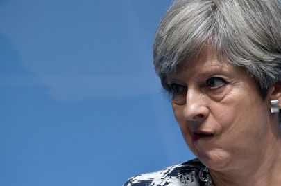 Suurbritannia peaminister Theresa May. Foto: JOHN MACDOUGALL/AFP/Scanpix