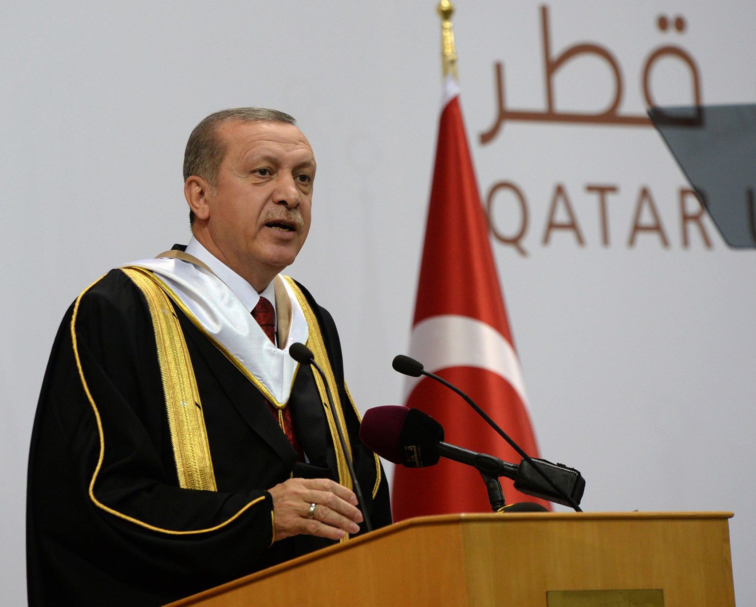 Türgi presidendi Recep Tayyip Erdogani hinnangul tehakse Katarile liiga.