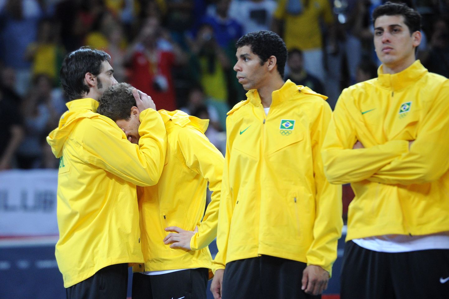 Brasiilia mängijad pärast finaali.
