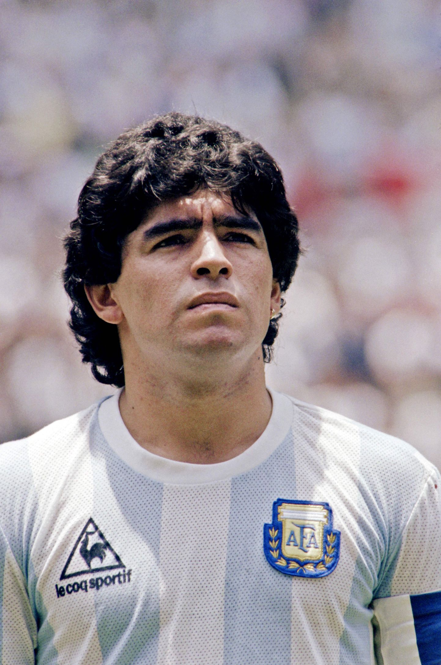 Diego Maradona Argentina koondislasena 29. juunil 1986 Mehhikos Mexicos jalgpalli MMil