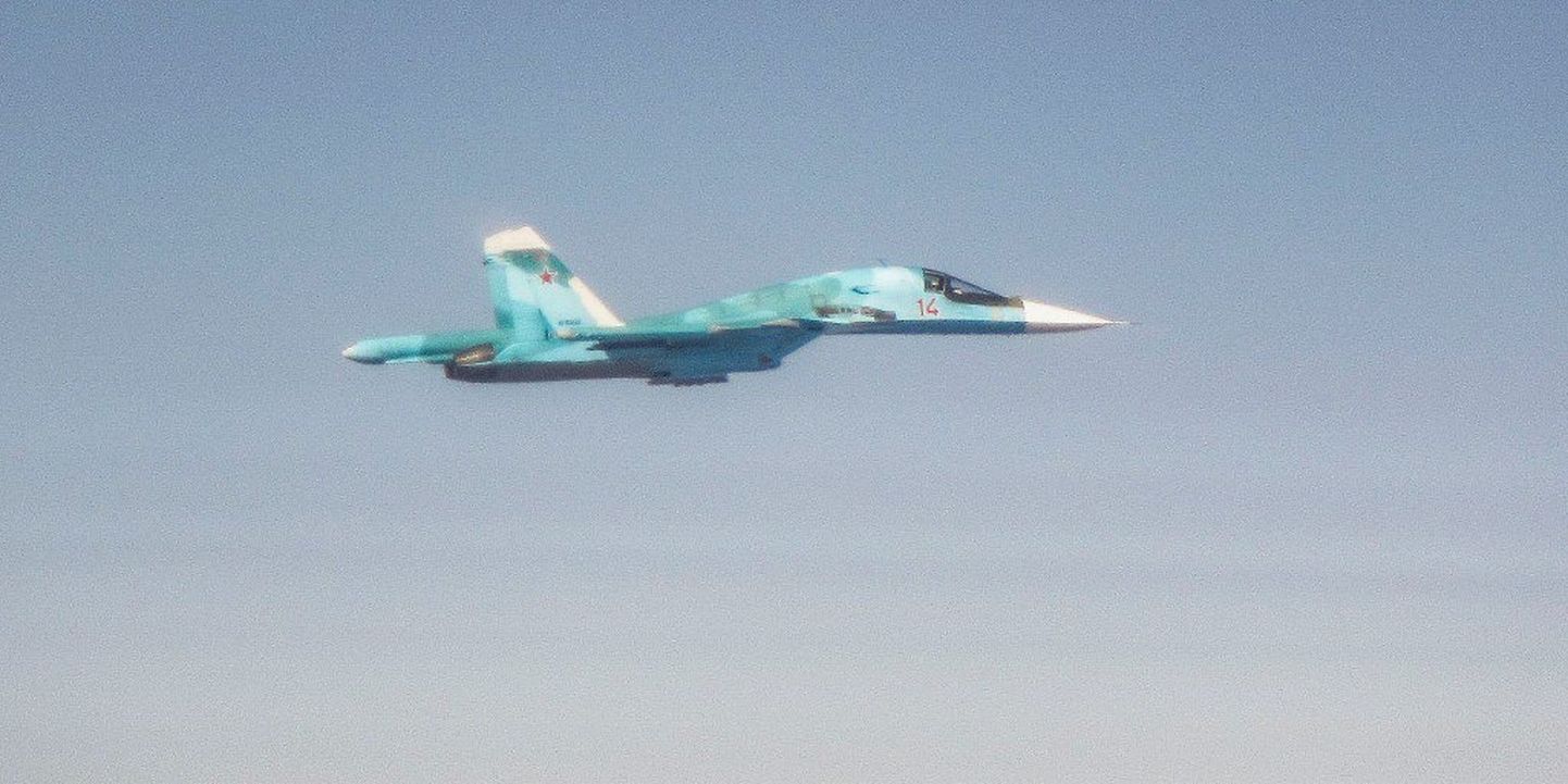 Teisipäeval lendas Eesti lähistel kaks Venemaa hävitajat Su-34.