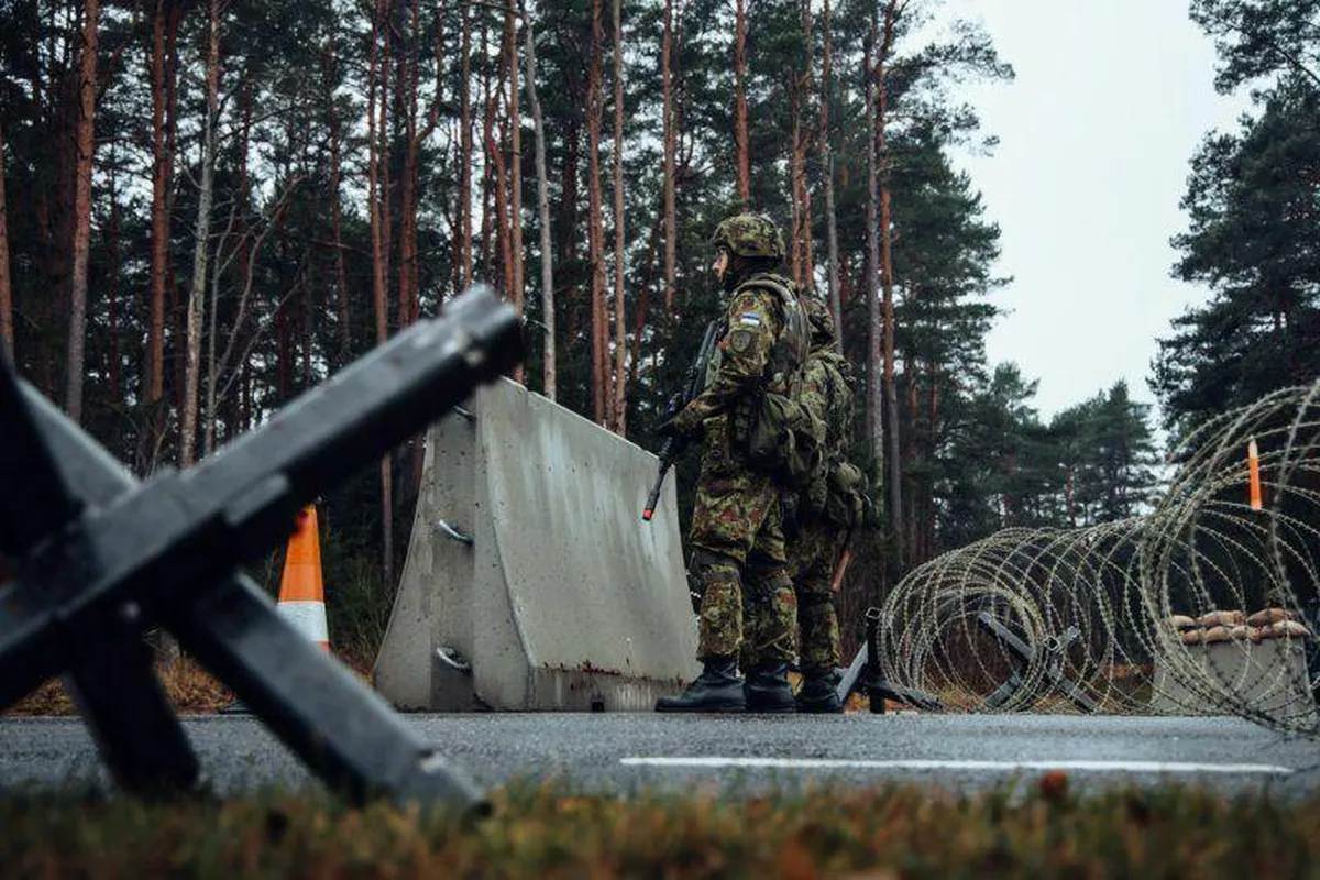 The purpose of the defense zone being established on the borders of the Baltic states is to ensure the defense of every inch NATO's territory.