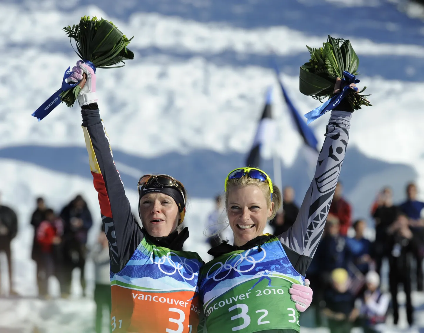 Evi Sachenbacher-Stehle (paremal) ja Claudia Nystad