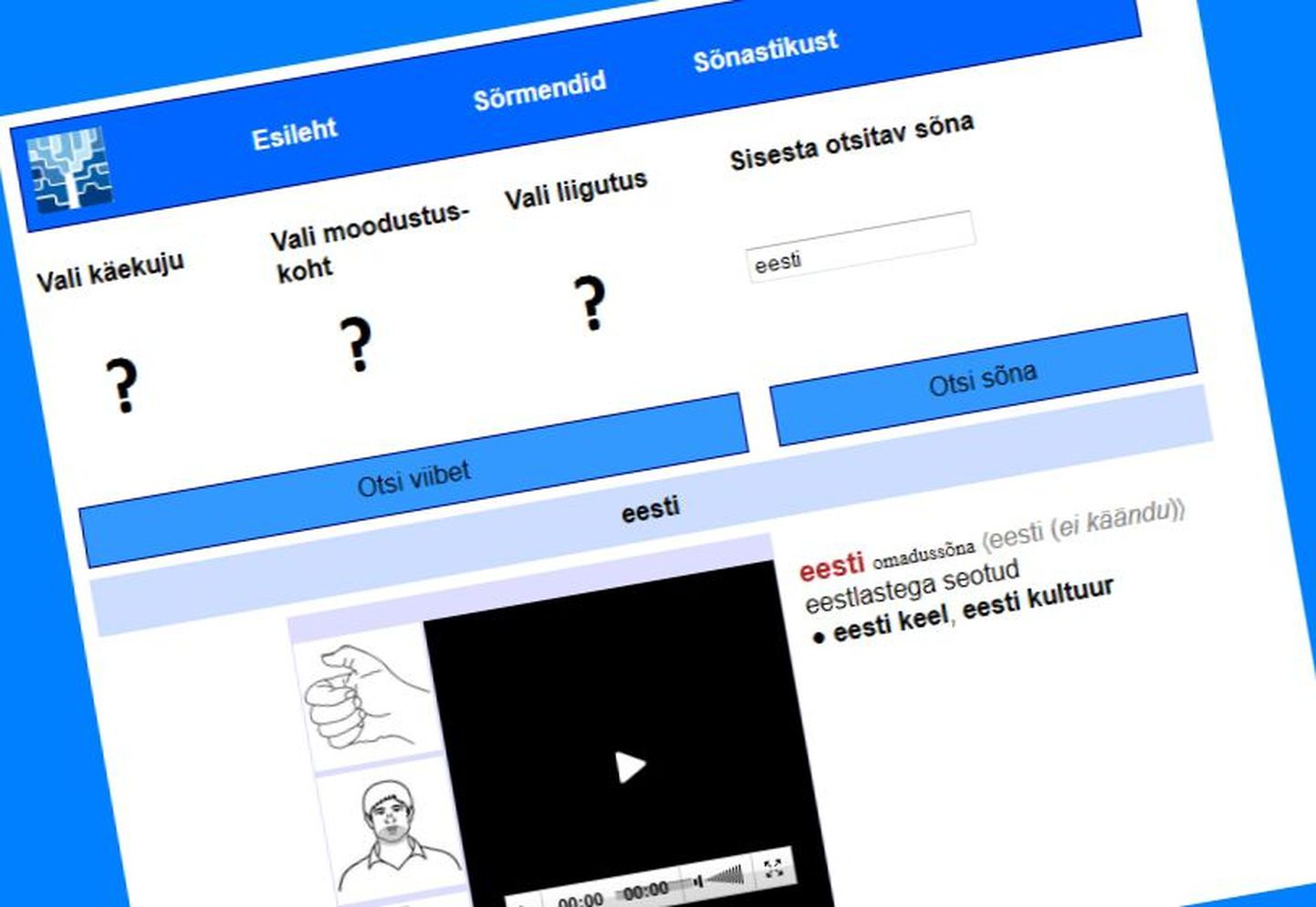 Eesti viipekeele veebisõnastik