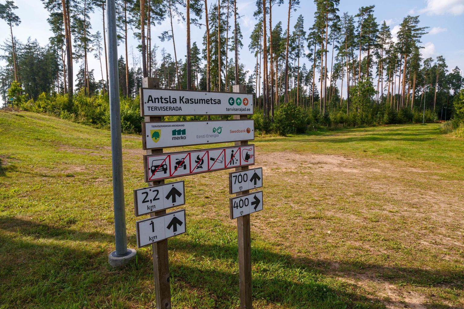 Antsla hangib talvele mõeldes rajamasina