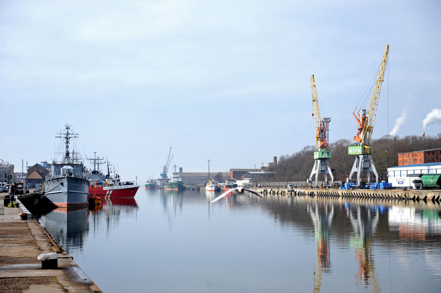 Лиепайский порт. Иллюстративное фото