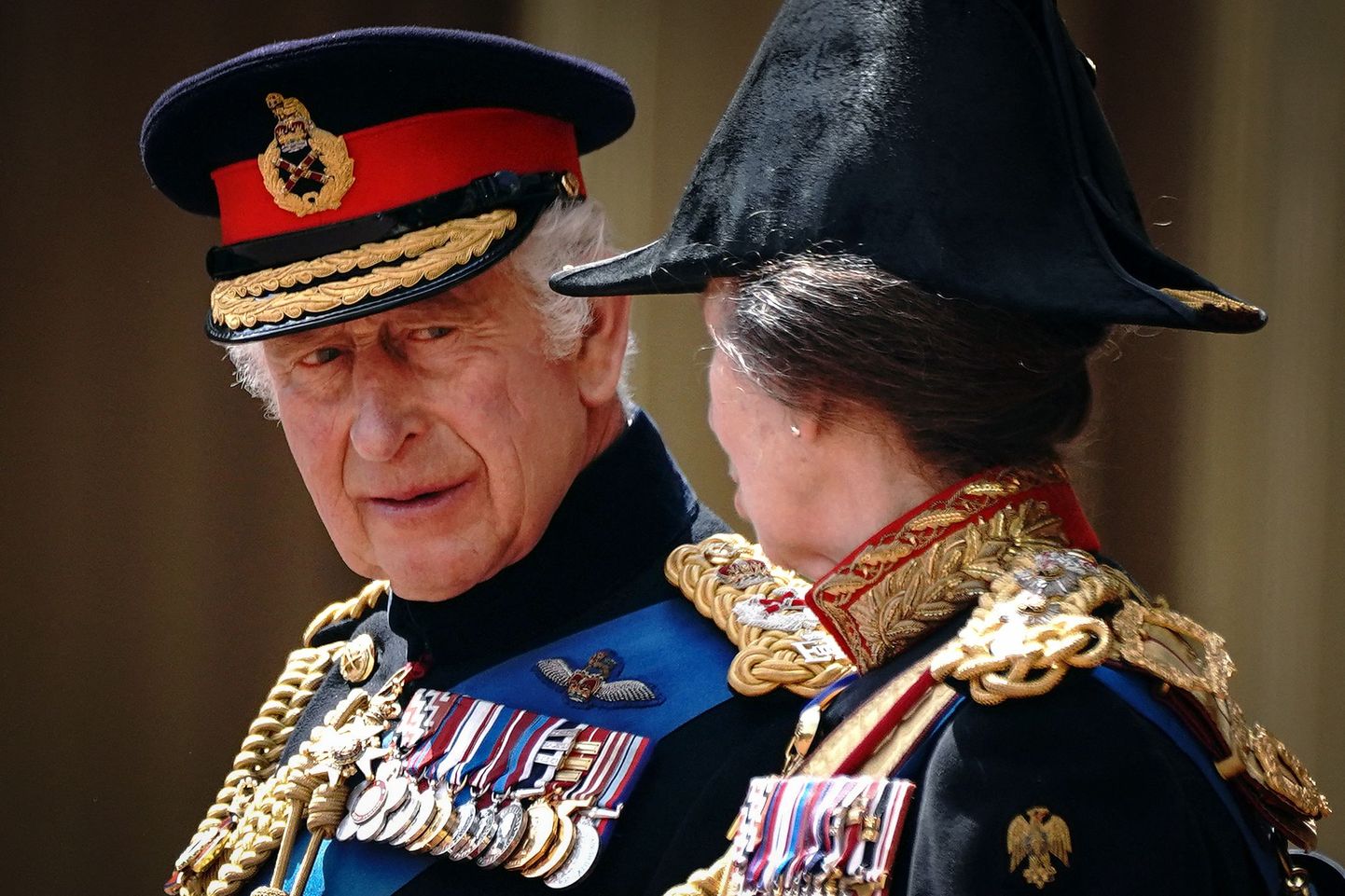 Kuningas Charles III ja printsess Anne 15. juunil 2023.