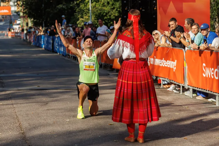 Kiireim eestlane Tiidrek Nurme Tallinna maratonil.