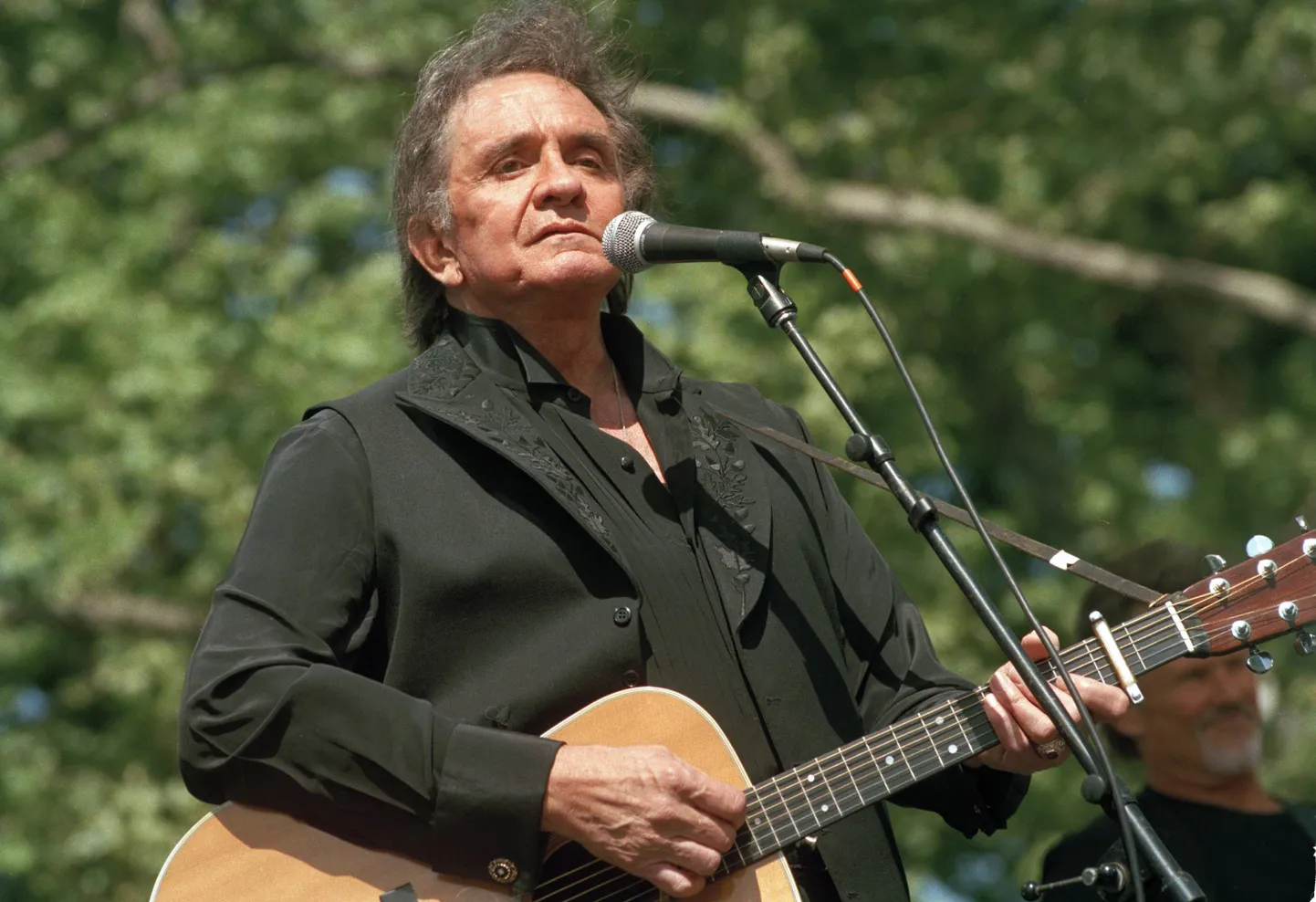 Johnny Cash esinemas Central Parkis New Yorgis.