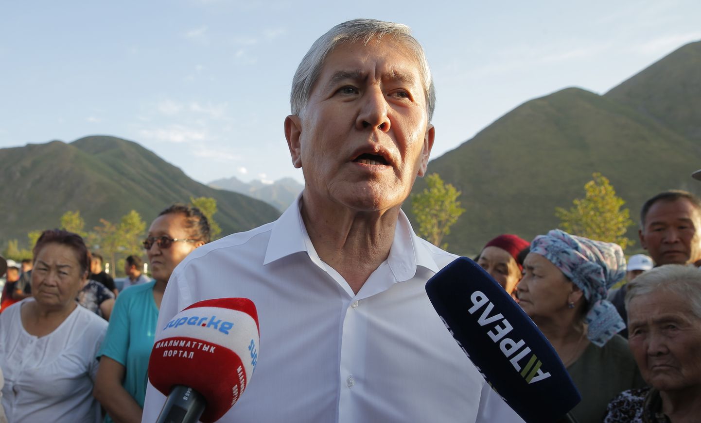 Kõrgõzstani endine president Almazbek Atambajev 19. juulil kodukülas Koi-Tašis.