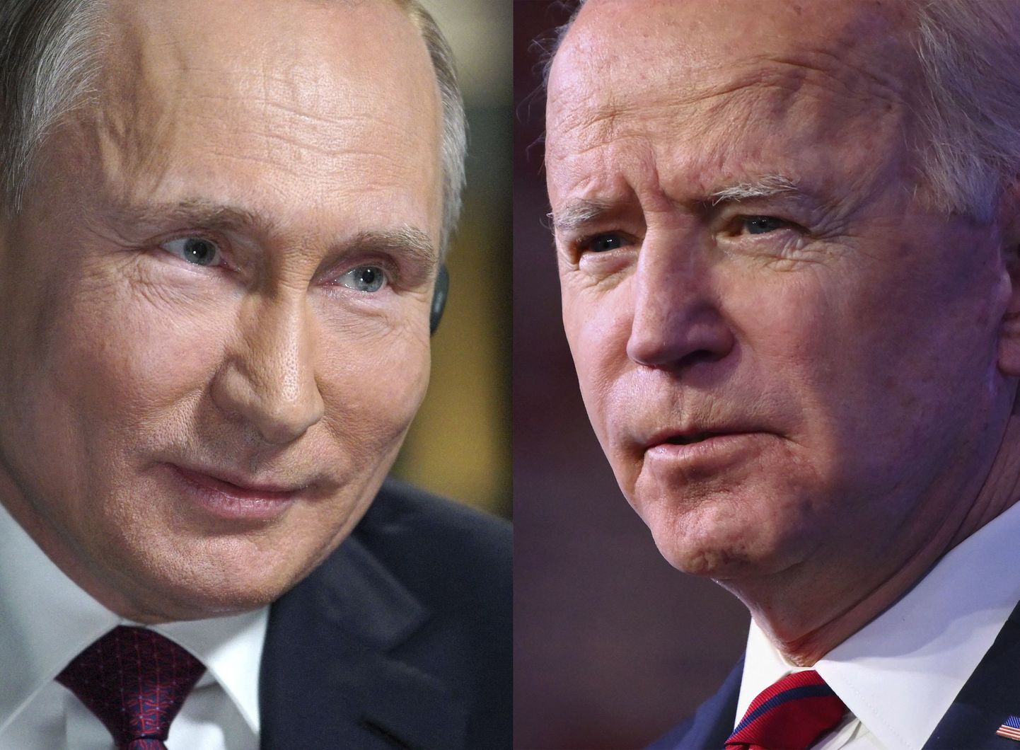 Vene president Vladimir Putin ja USA riigipea Joe Biden.