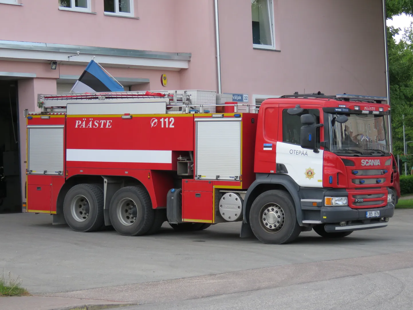 Otepää päästeauto. Foto on illustratiivne.