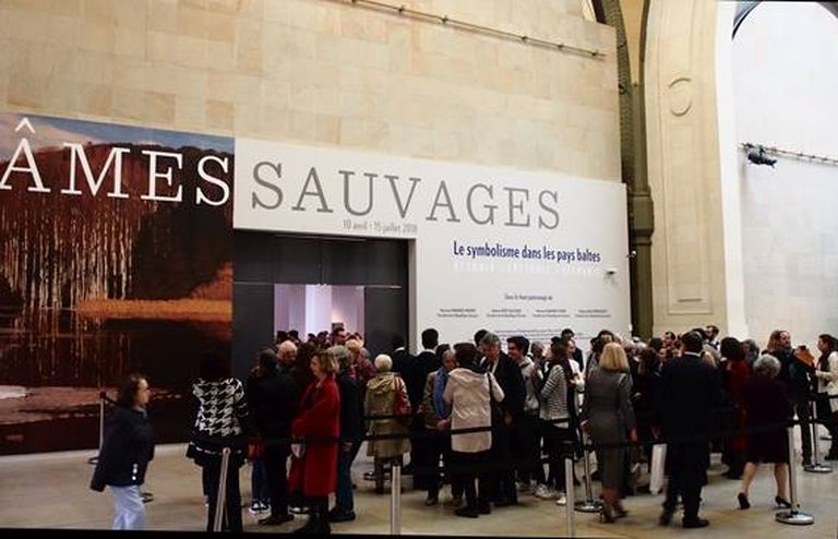 Järjekord näitusele «Vabad hinged. Sümbolism Baltimaade kunstis» Pariisis Orsay Muuseumis.