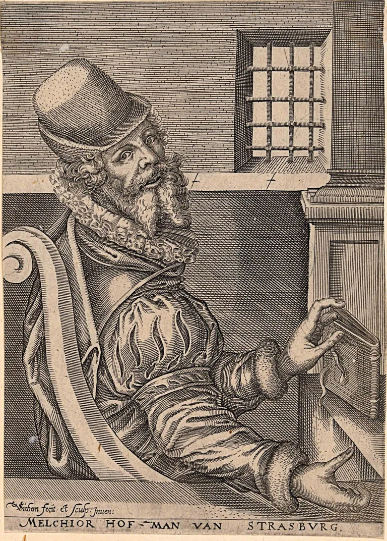 Tartu pildirüüste initsieerija, kasuksepast usupuhastaja Melchior Hoffmann, hilisem anabaptistide liider.