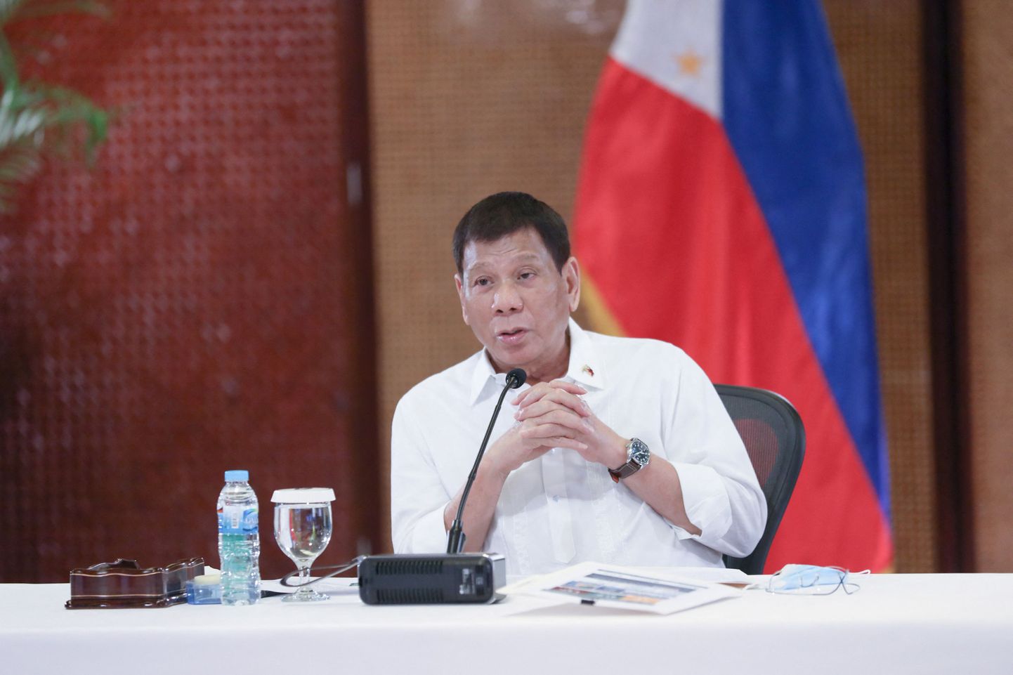 Filipiinide president Rodrigo Duterte Manilas 15. septembril 2021.