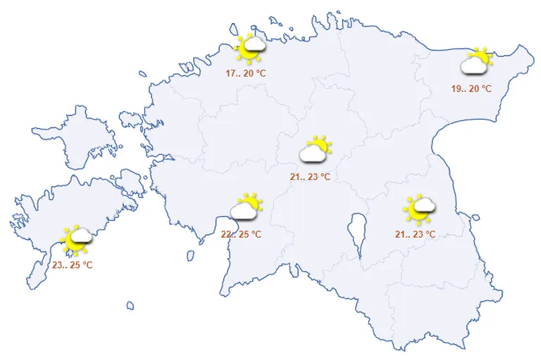 Ilm pühapäeval