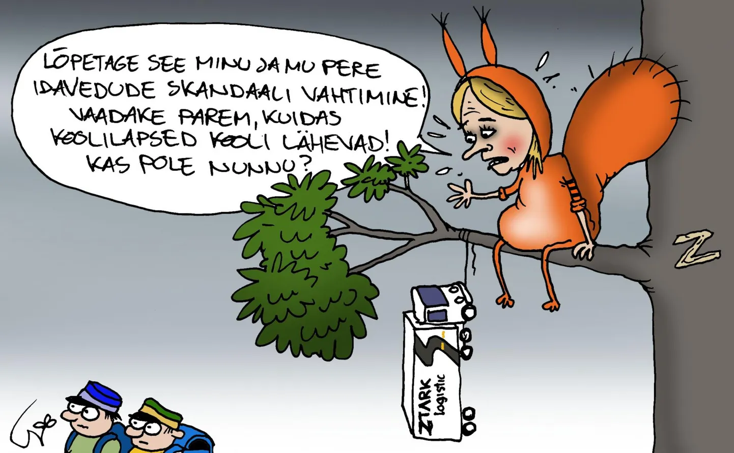 Päeva karikatuur, 1. september.