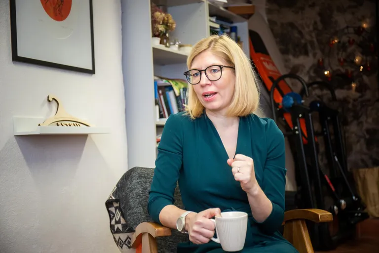 Kultuuriminister Piret Hartman sotsiaaldemokraatlikust erakonnast.
