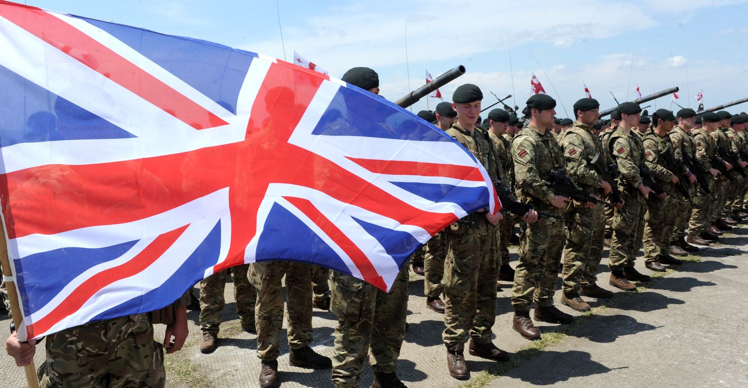 Briti sõdurid Gruusias toimunud õppusel Noble Partner 2016.