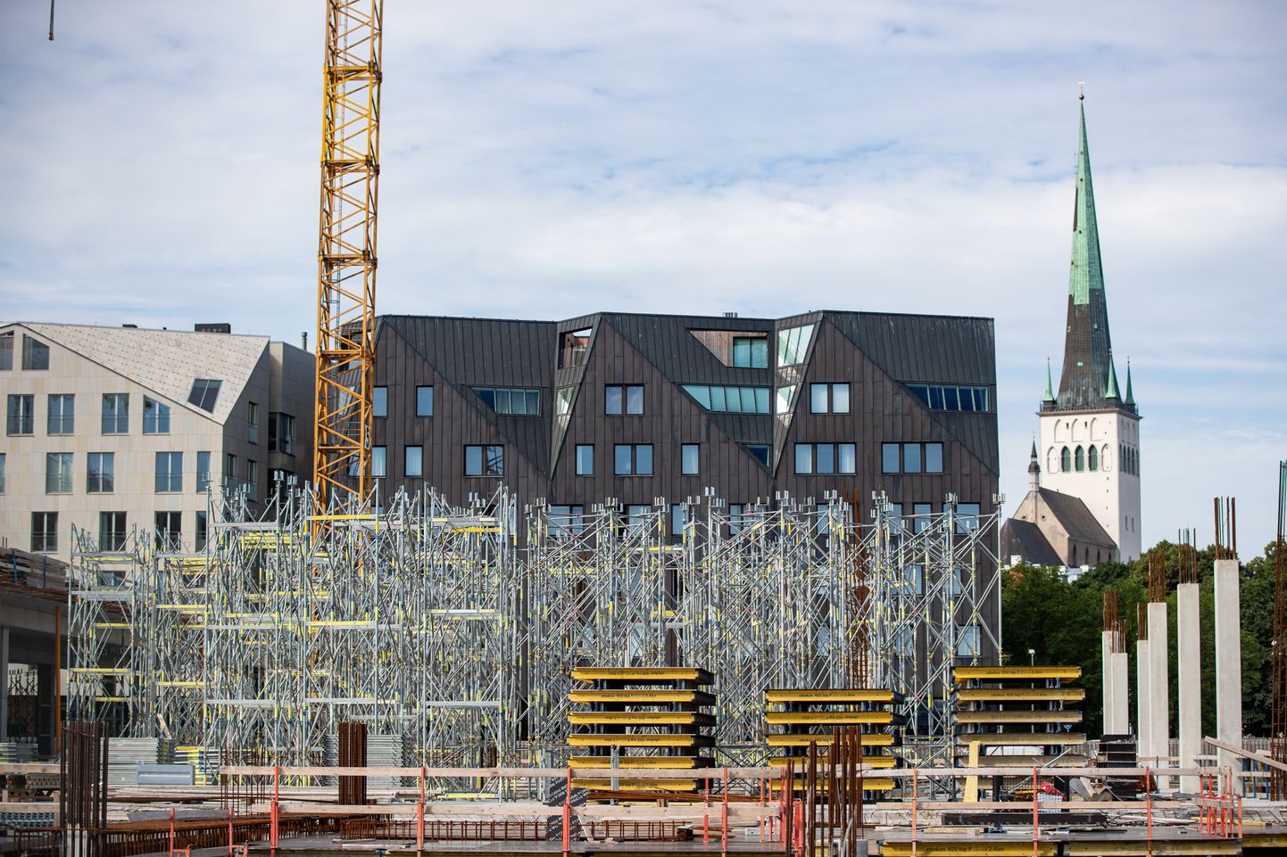 Строительство Porto Franco в Таллинне. Август 2020 года. Снимок иллюстративный.