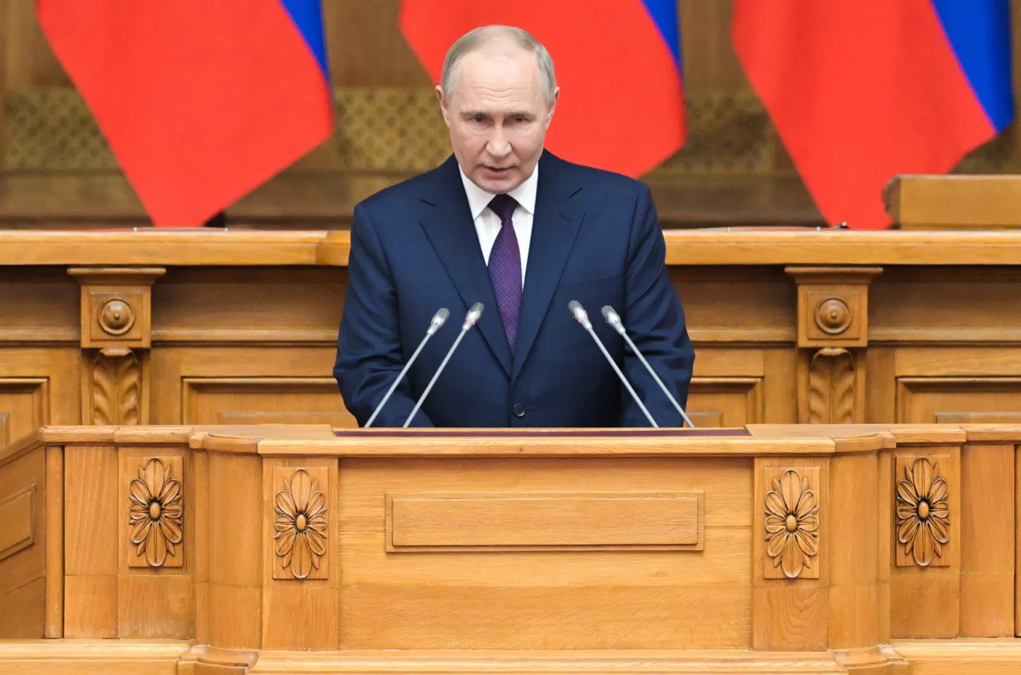 Российский диктатор Владимир Путин