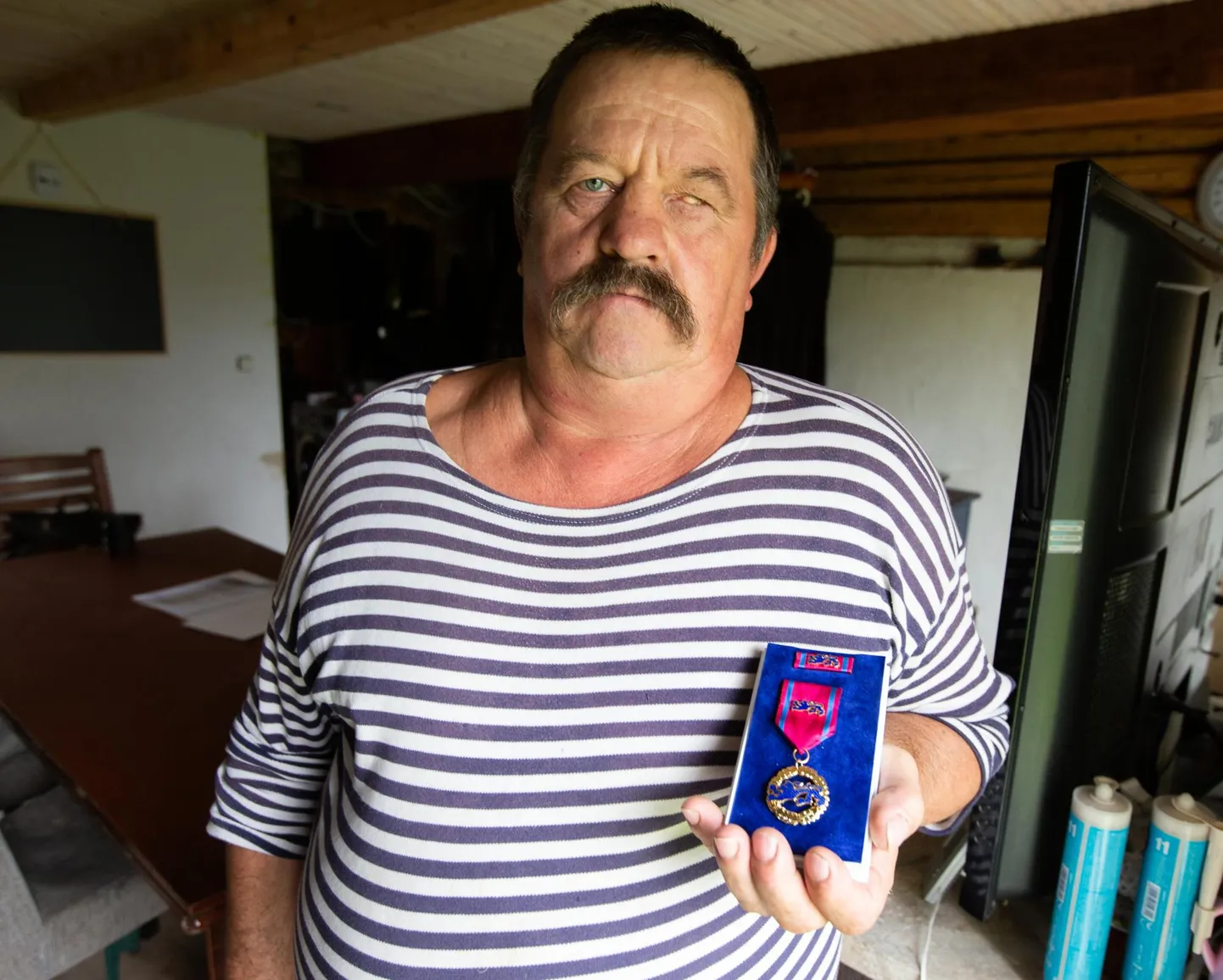 Koos sõpradega kahe inimese elu päästnud Ülo Mitt sai riigipealt elupäästja medali.