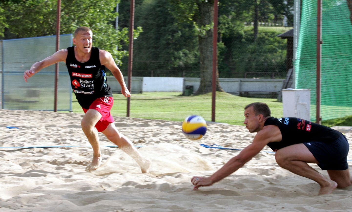Ivo Järvala (vasakul) ja Raigo Pärs on liivaväljakutel olnud sellel suvel heas hoos.